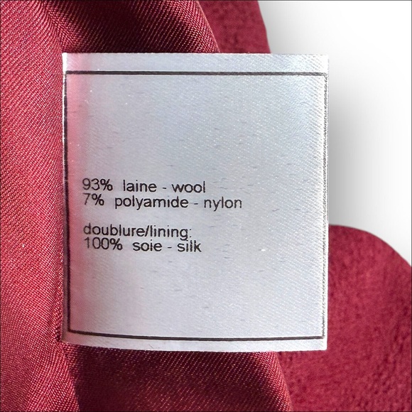 Chanel Burgundy Blazer Jacket - Picture 8 of 16